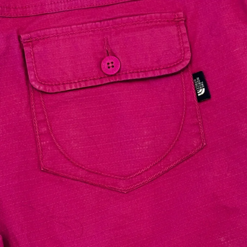 Like new! The North Face Rip Stop Pink Mid-Rise Shorts Size 4 - Picture 5 of 8